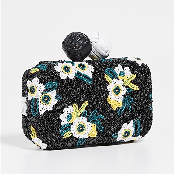Sam Edelman Handbags - SAM EDELMAN ANNABELLE BEADED HARDSHELL CLUTCH